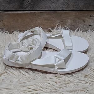 KEDS trio eco Sandal White strappy Size 8M
